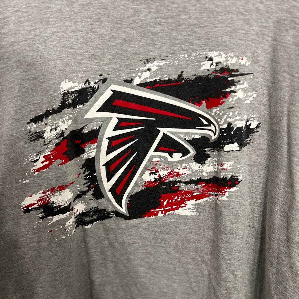 Men's Atlanta Falcons Fanatics Branded Heather Gray True‎ Color T-Shirt 4XL